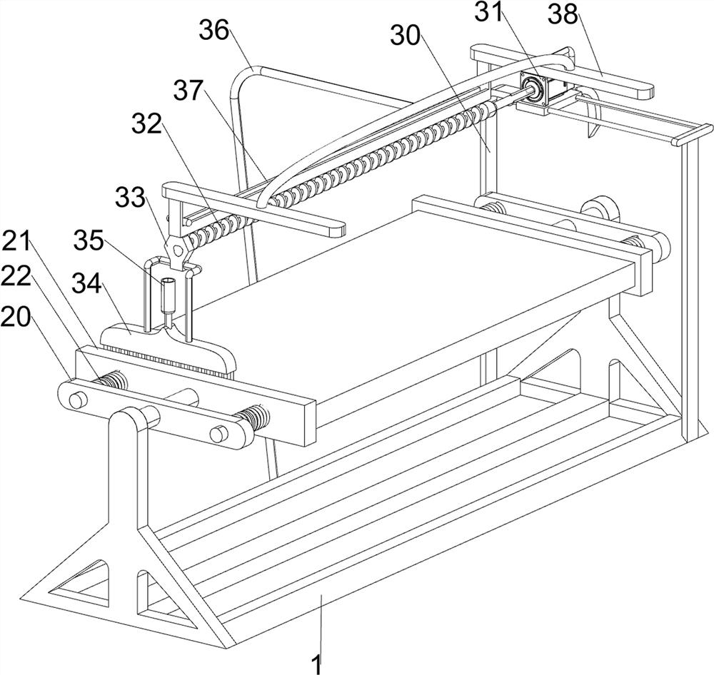 Paint brushing equipment for intelligently manufacturing waterproof plate