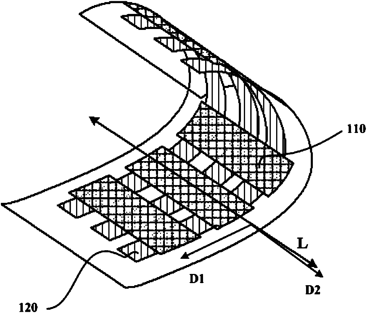 Flexible touch sensor and flexible touch display device