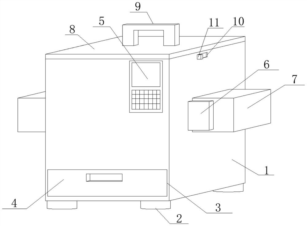 Semiconductor coating equipment convenient to clean