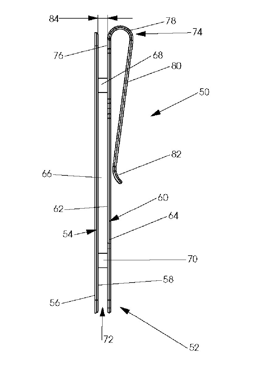 Wearable caddy for a personal audio device having integrated cord storage