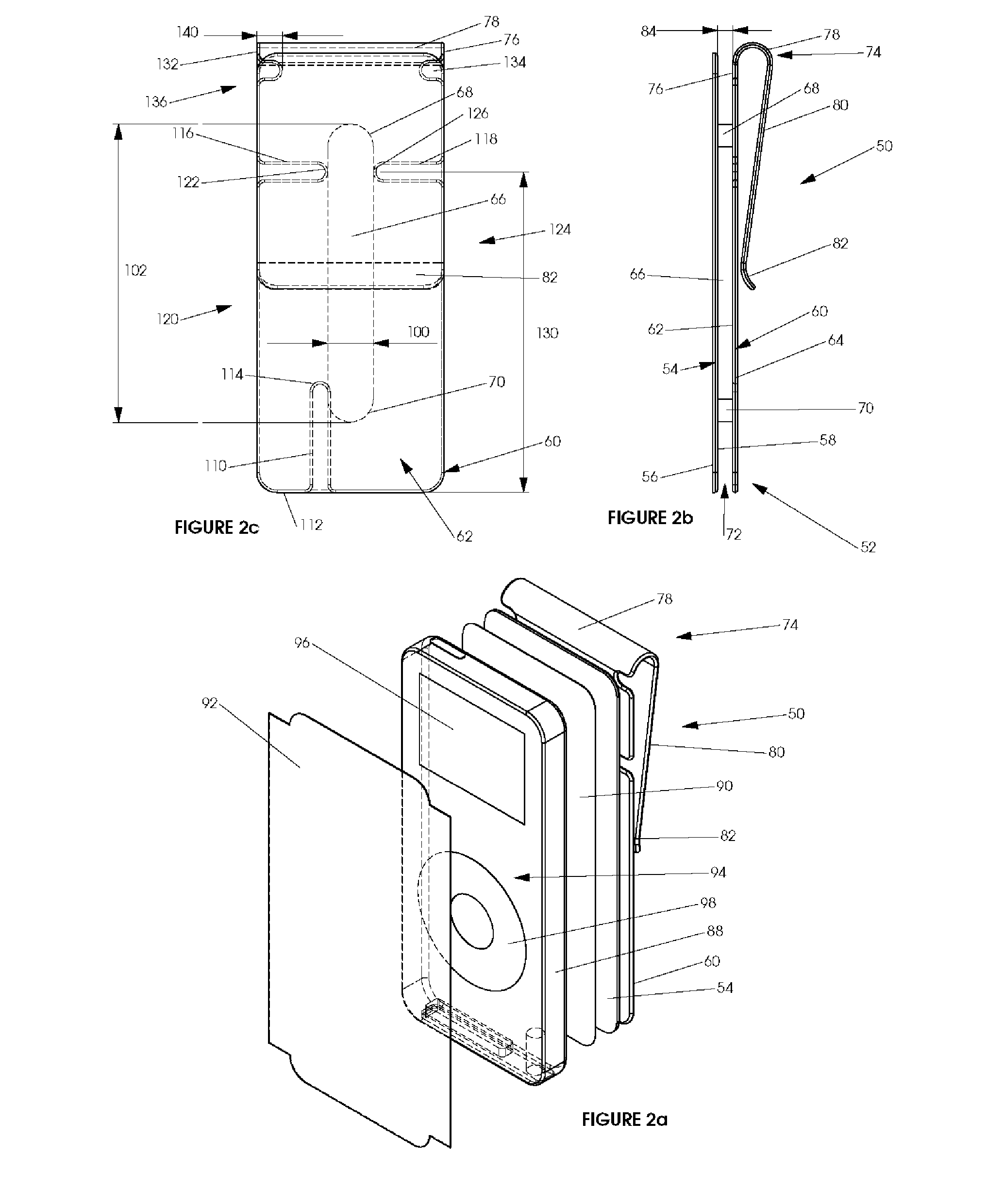 Wearable caddy for a personal audio device having integrated cord storage