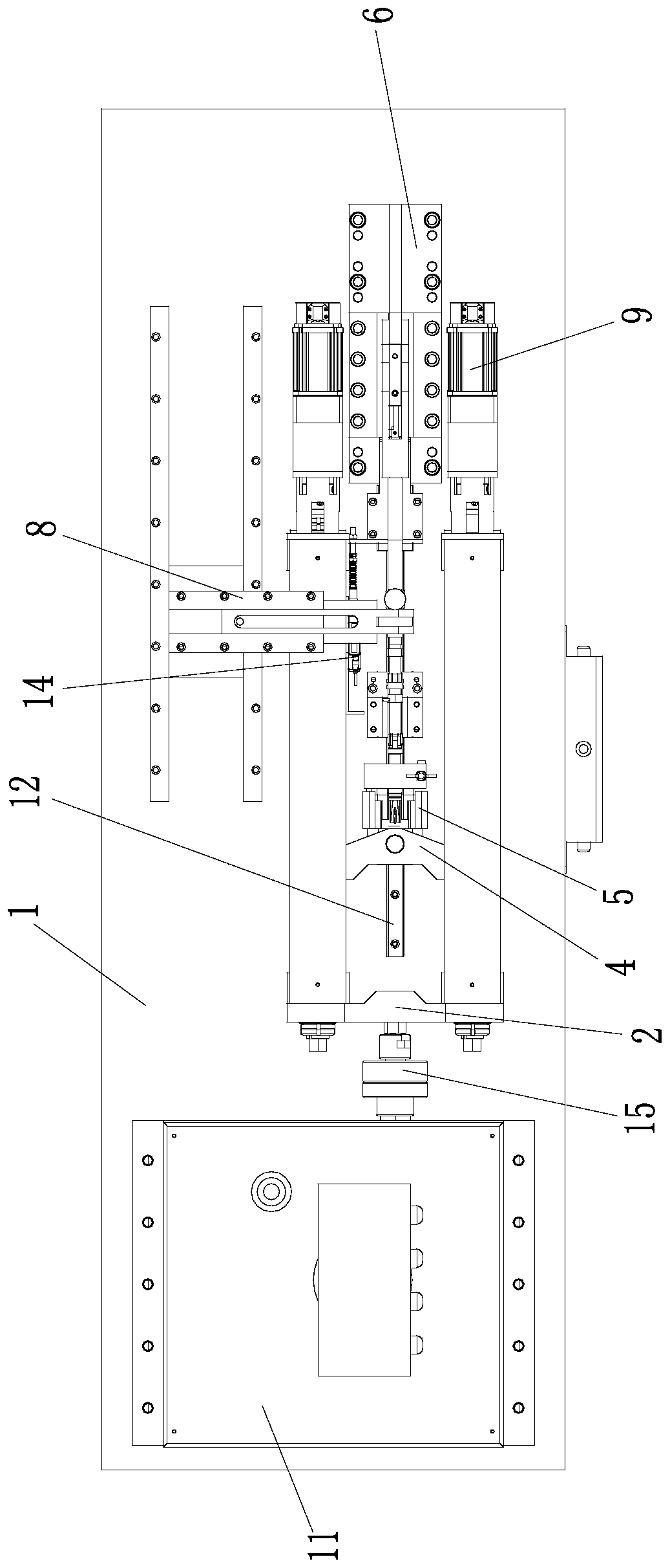 Numerical control press control system and working method thereof