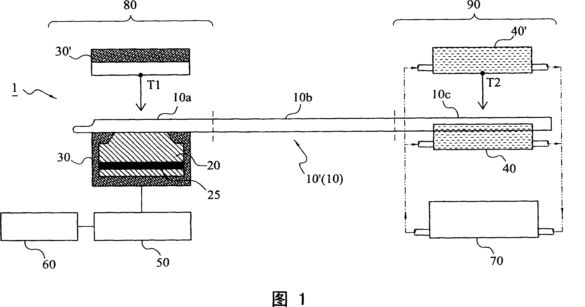 Measuring system and screening method for thermal conductivity assembly heat conductivity