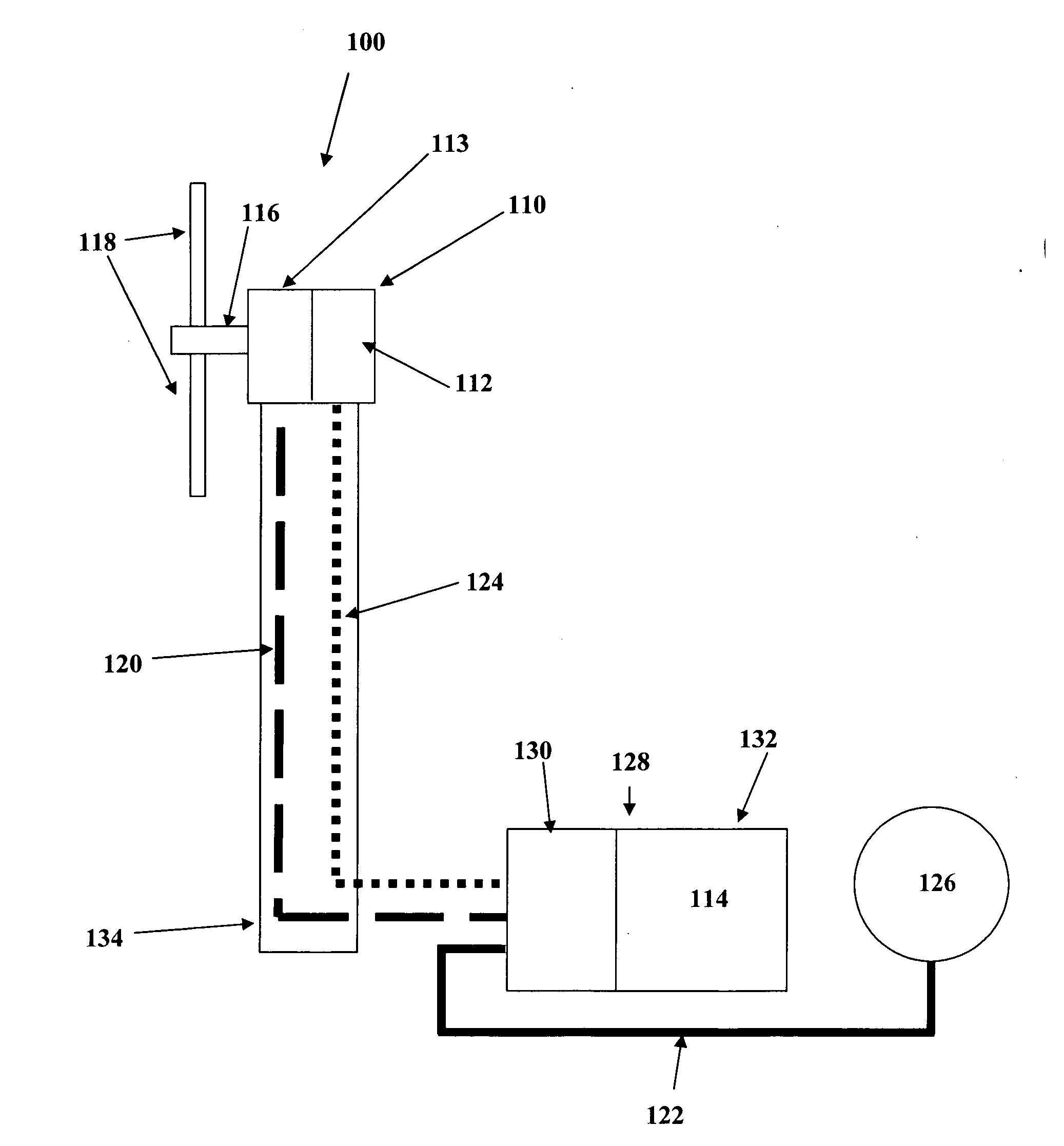 Auxiliary power supply for a wind turbine