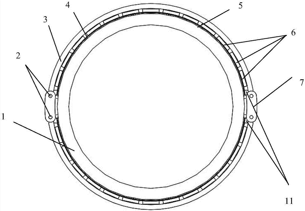 Torsional mode guided-wave magnetostrictive sensor based on double-ring permanent magnet array