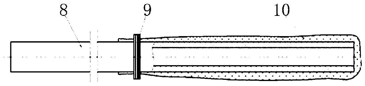 One-hole multi-line sealing device and method of high-pressure probes for heavy oil thermal recovery experiment