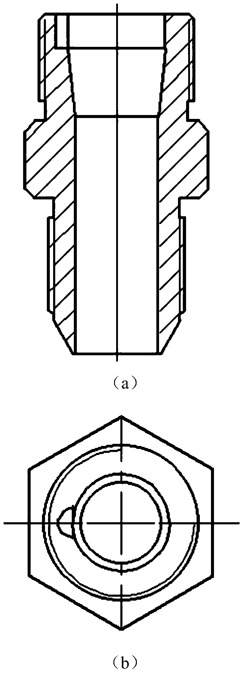 One-hole multi-line sealing device and method of high-pressure probes for heavy oil thermal recovery experiment