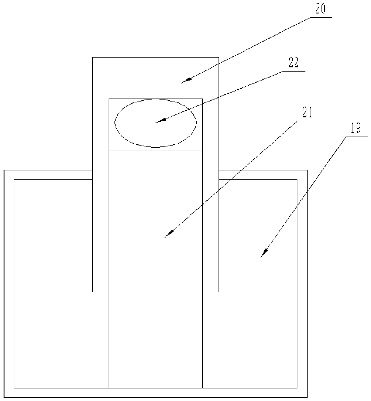 Automobile rear bumper having buffering protection function