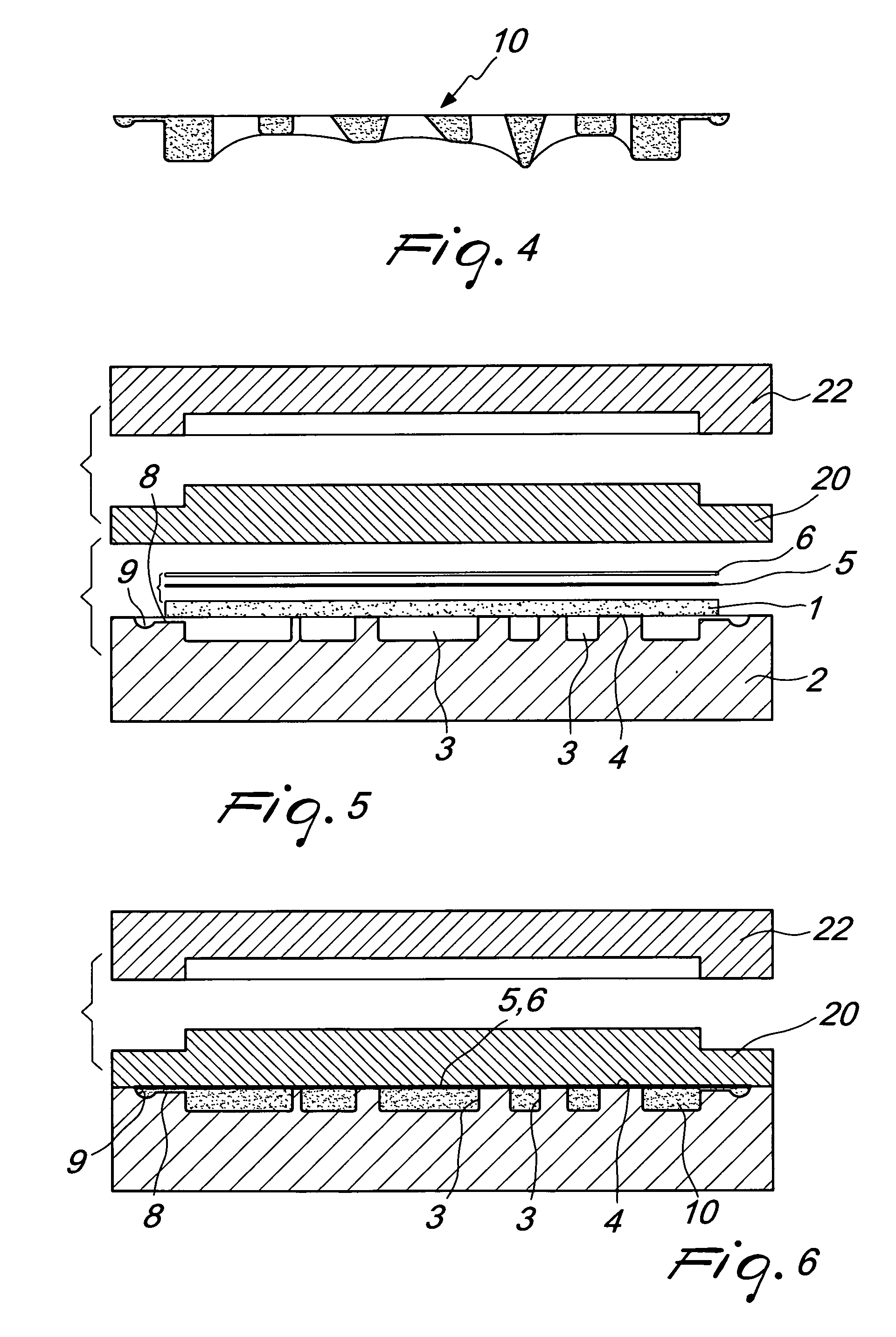 Method for manufacturing perforated and/or two-color components, particularly for shoes in general