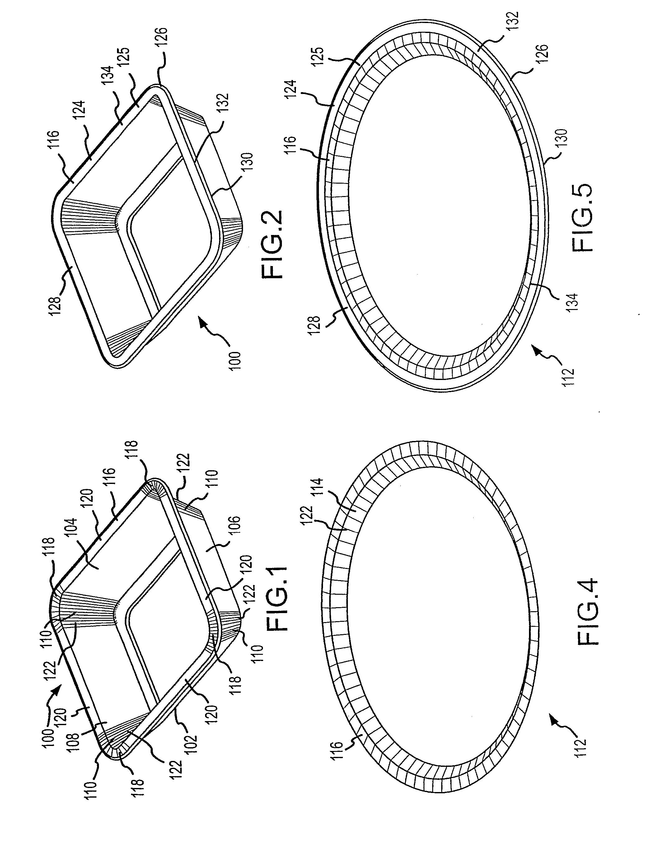 Container Having a Rim or other Feature Encapsulated by or Formed From Injection-Molded Material