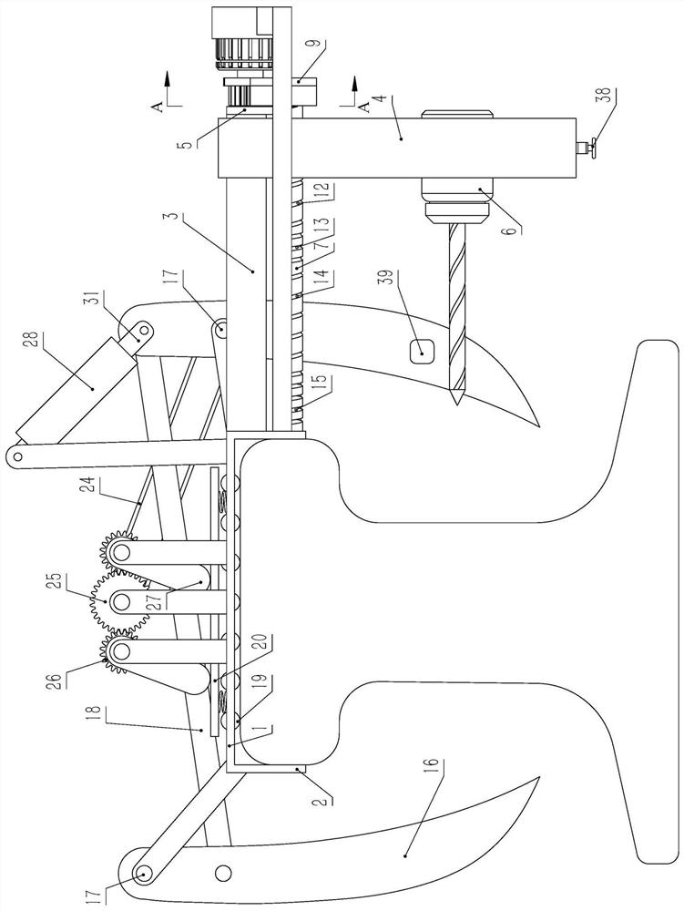 Steel rail drilling machine based on railway engineering