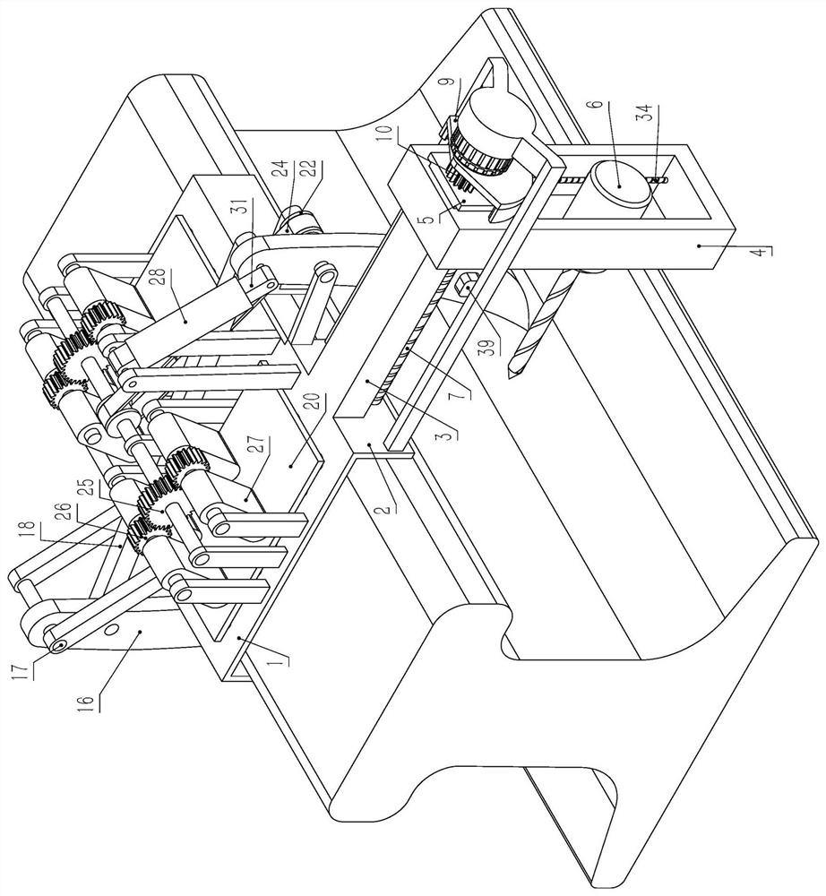 Steel rail drilling machine based on railway engineering