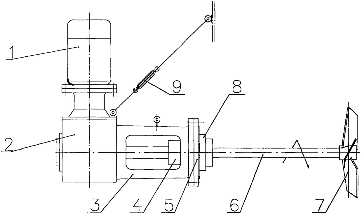 Intelligent side-in type stirrer capable of replacing shaft seal with raw materials