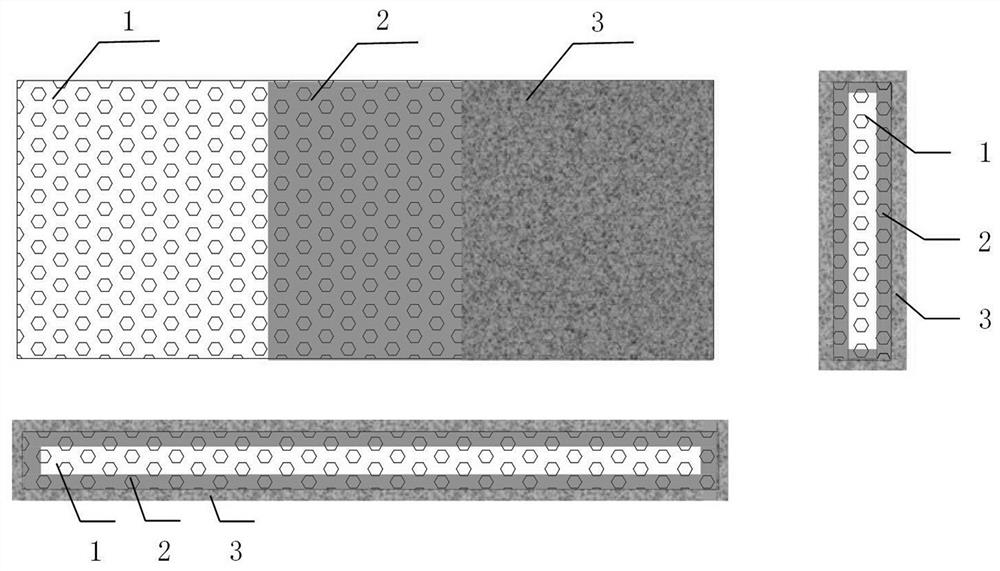 Marine impact-resistant foamed aluminum-based composite board and preparation method thereof