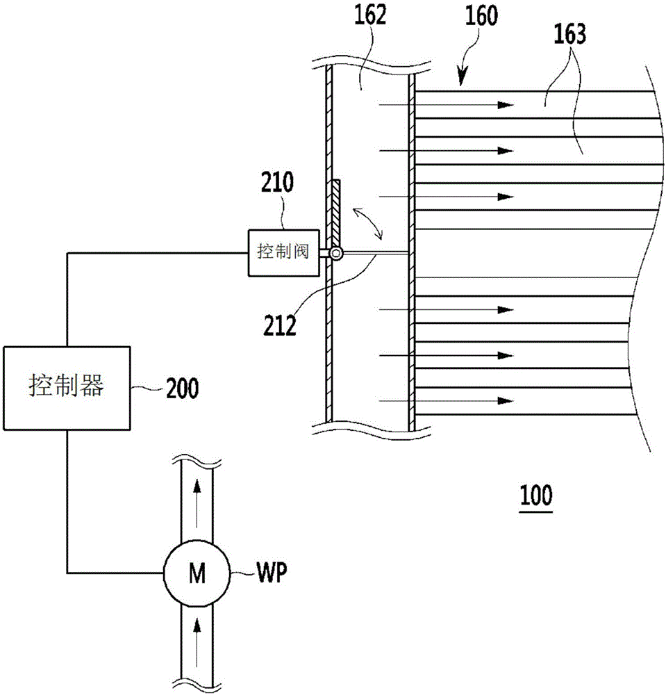 Water-cooling intercooler apparatus