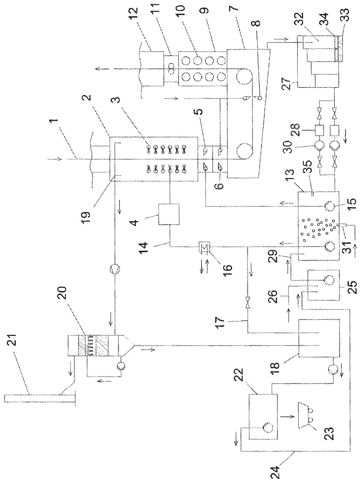 Method and device for cooling a steel strip travelling in a continuous line cooling section