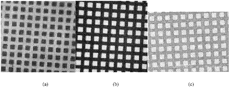 Process for preparing metal silver micropattern on polymeric material surface