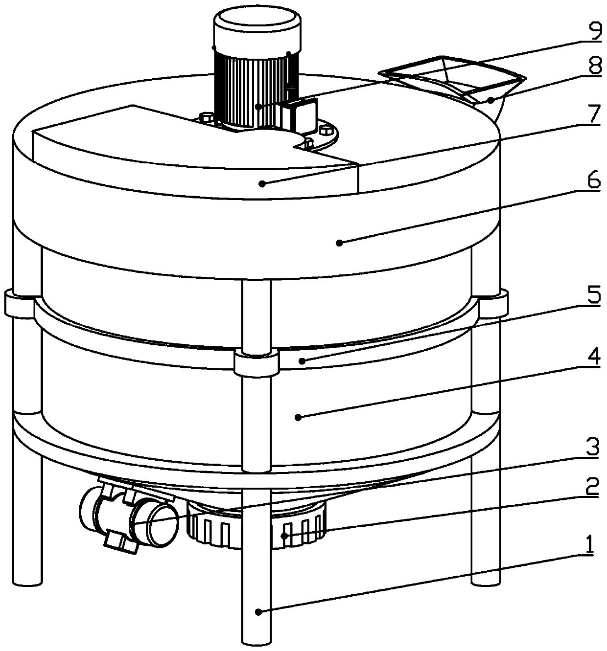 Traditional Chinese medicine auxiliary device for treating liver cancer