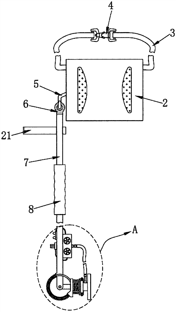 Protective cardiopulmonary signal recognition device and use method thereof