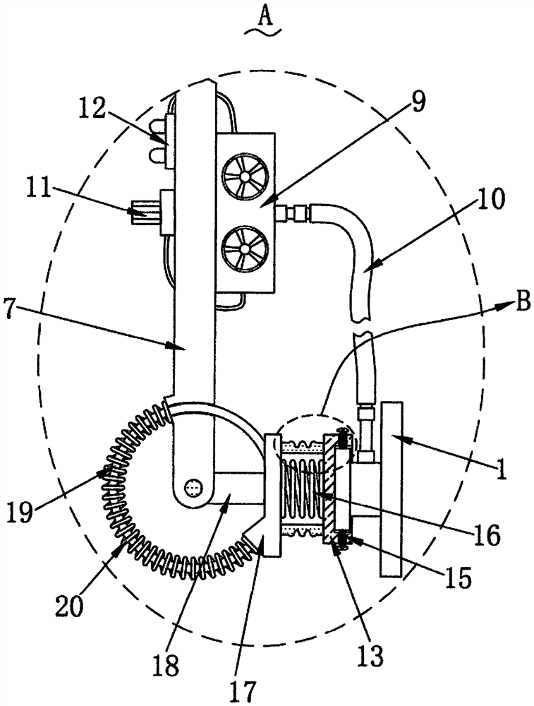 Protective cardiopulmonary signal recognition device and use method thereof