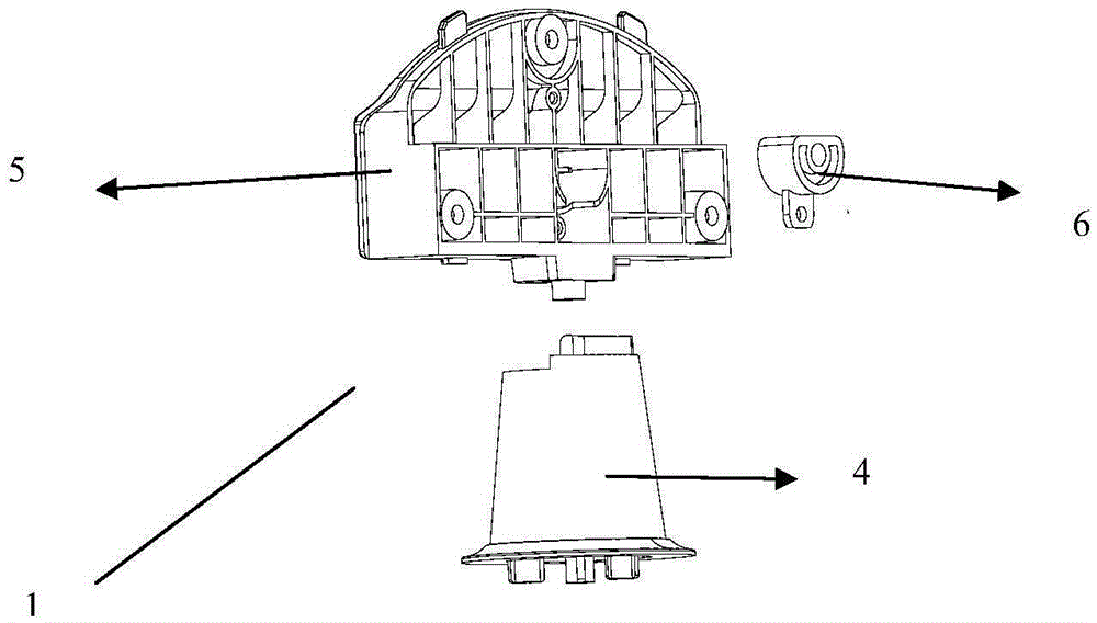 Flat TV stand with independent support and wall mount