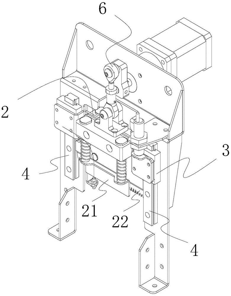 Bag cutting mechanism of connected packing bag slitting unit machine