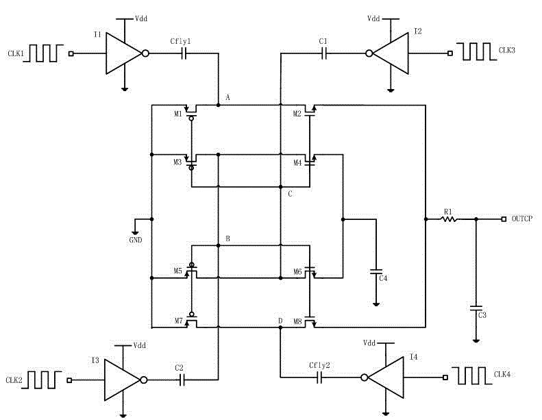 Control circuit applied to SOI (silicon on insulator) CMOS (complementary metal oxide semiconductor) radiofrequency switches