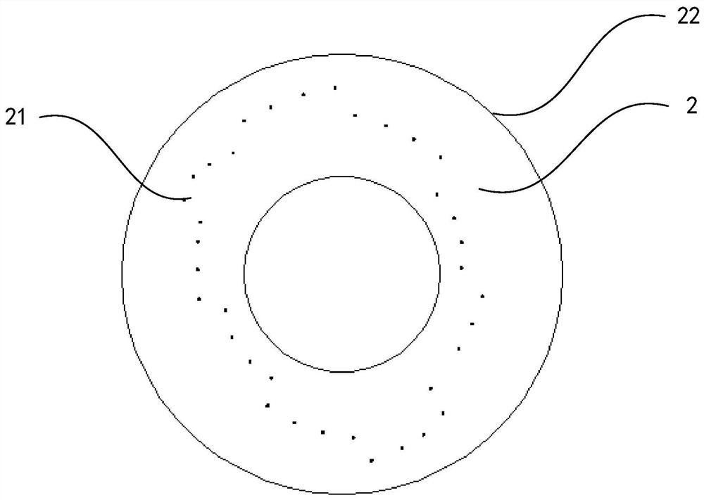 Bearing with adjustable air supply and air suspension compressor