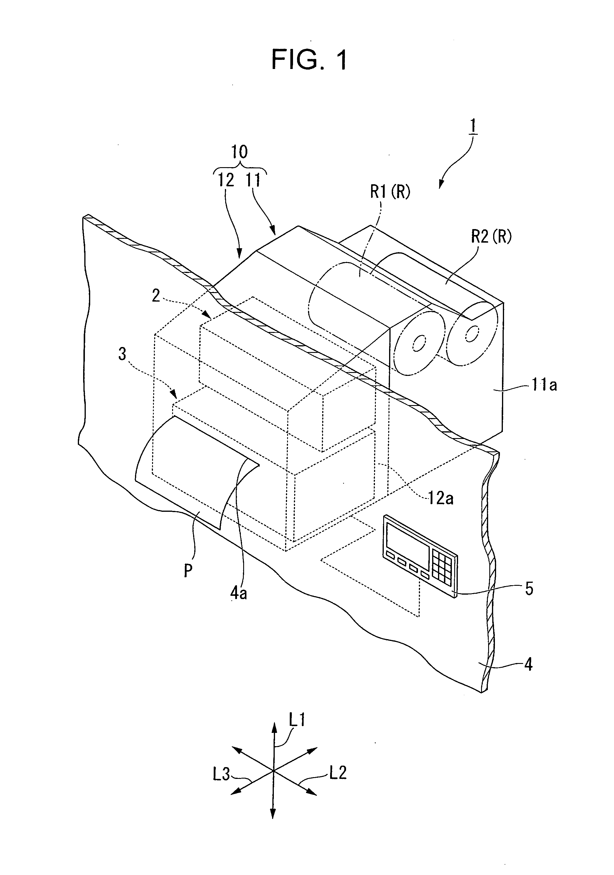 Paper discharge device