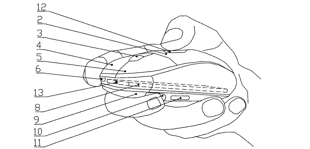 Desktop and handheld dual-purpose mouse and using method thereof