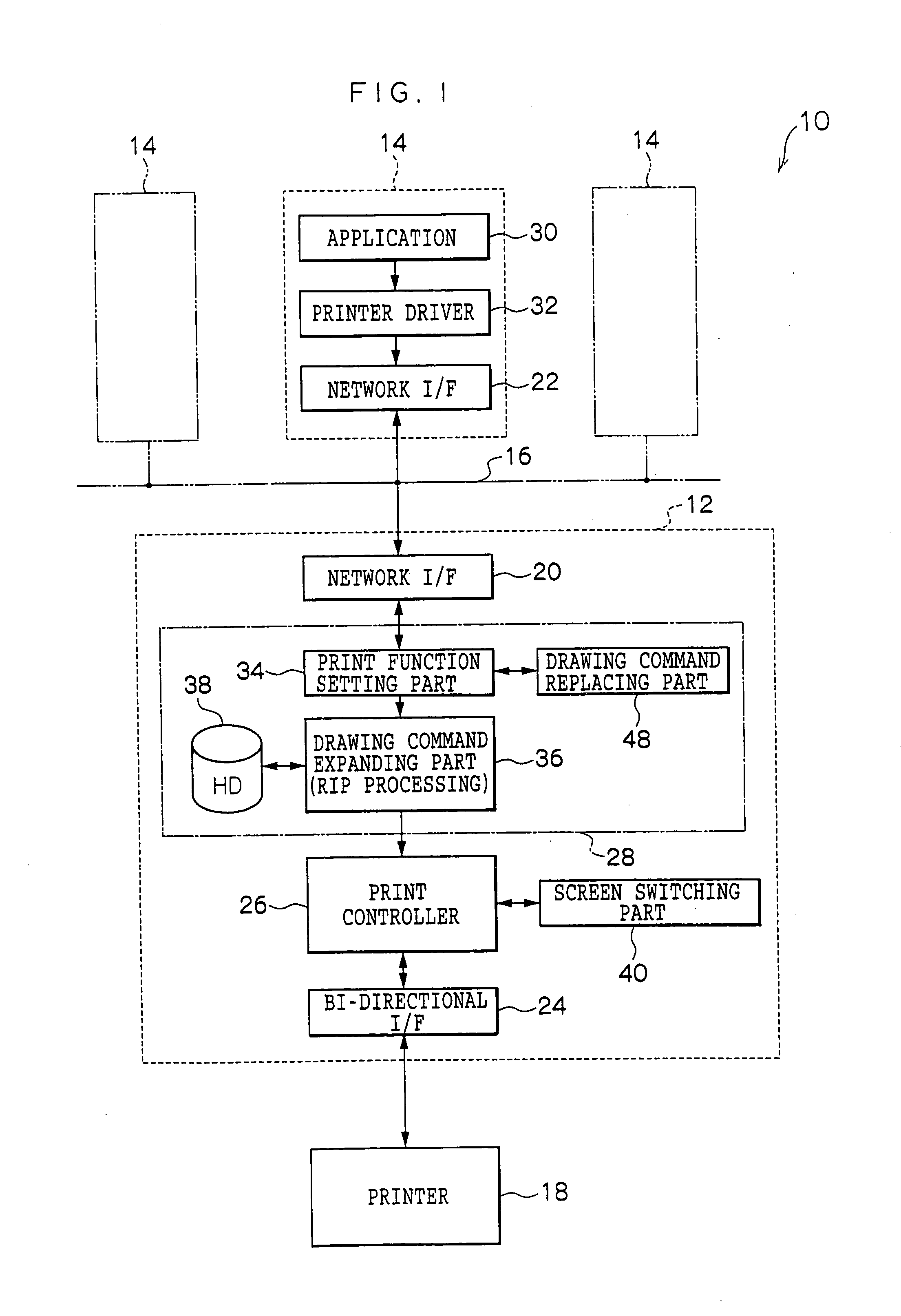 Image processing method and image processing unit