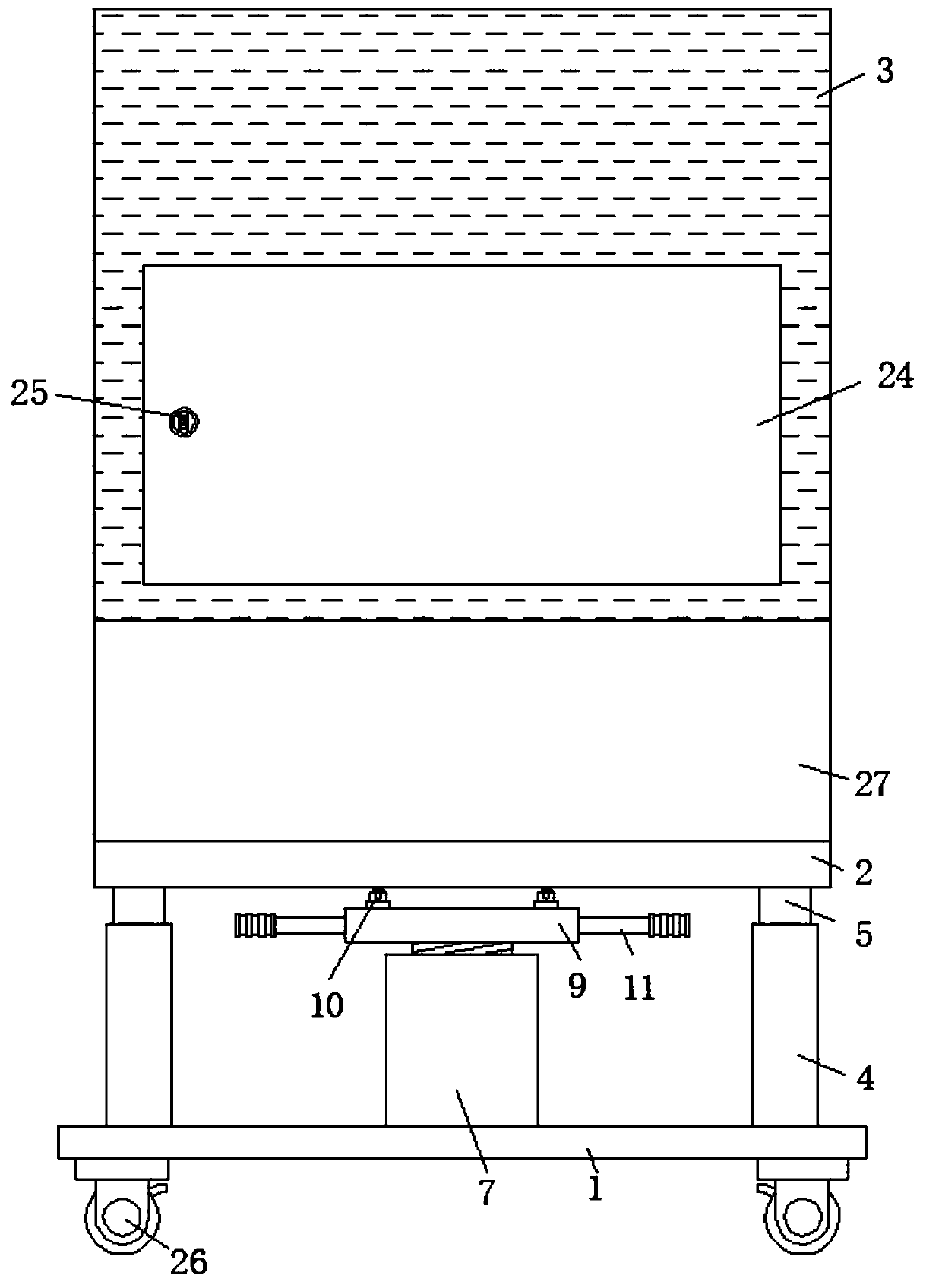 Convenient-to-use electric control cabinet