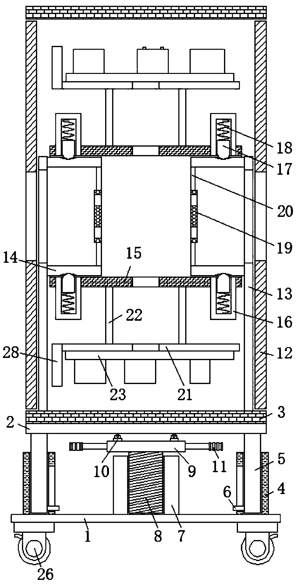 Convenient-to-use electric control cabinet