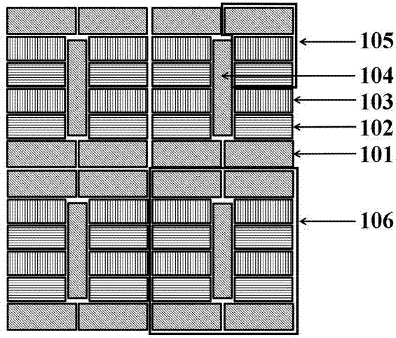 LED array display device with common redundant sub-pixel points