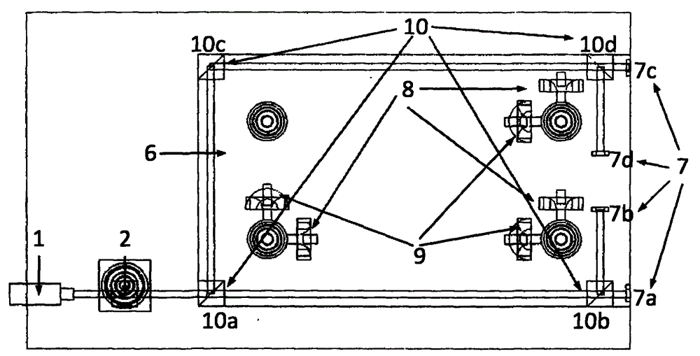 Gas floating vibration isolation platform based on gas magnetic zero reference and laser self-collimating measurement