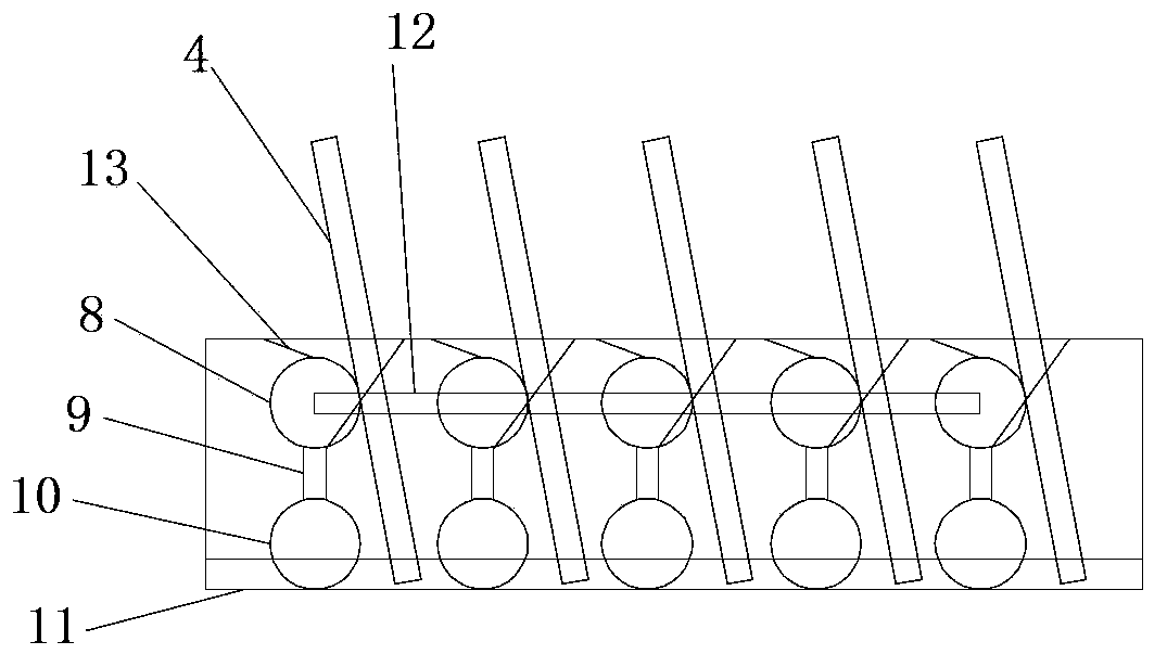 Folding car carrier structure of movable parking device