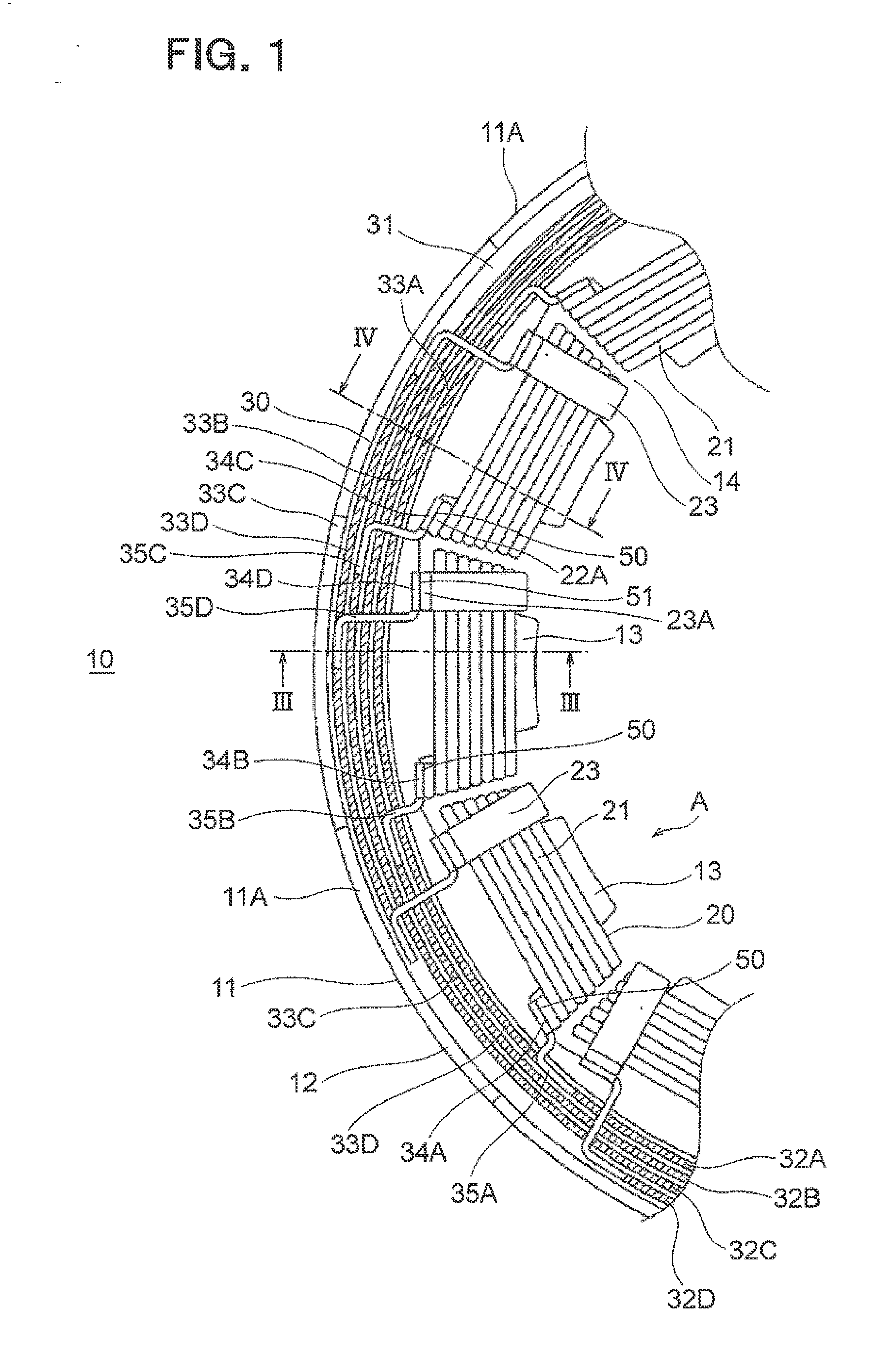 Stator for rotary electric machine and method for manufacturing the stator