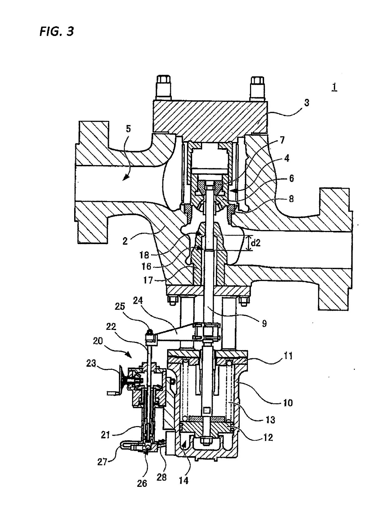 Main stop valve