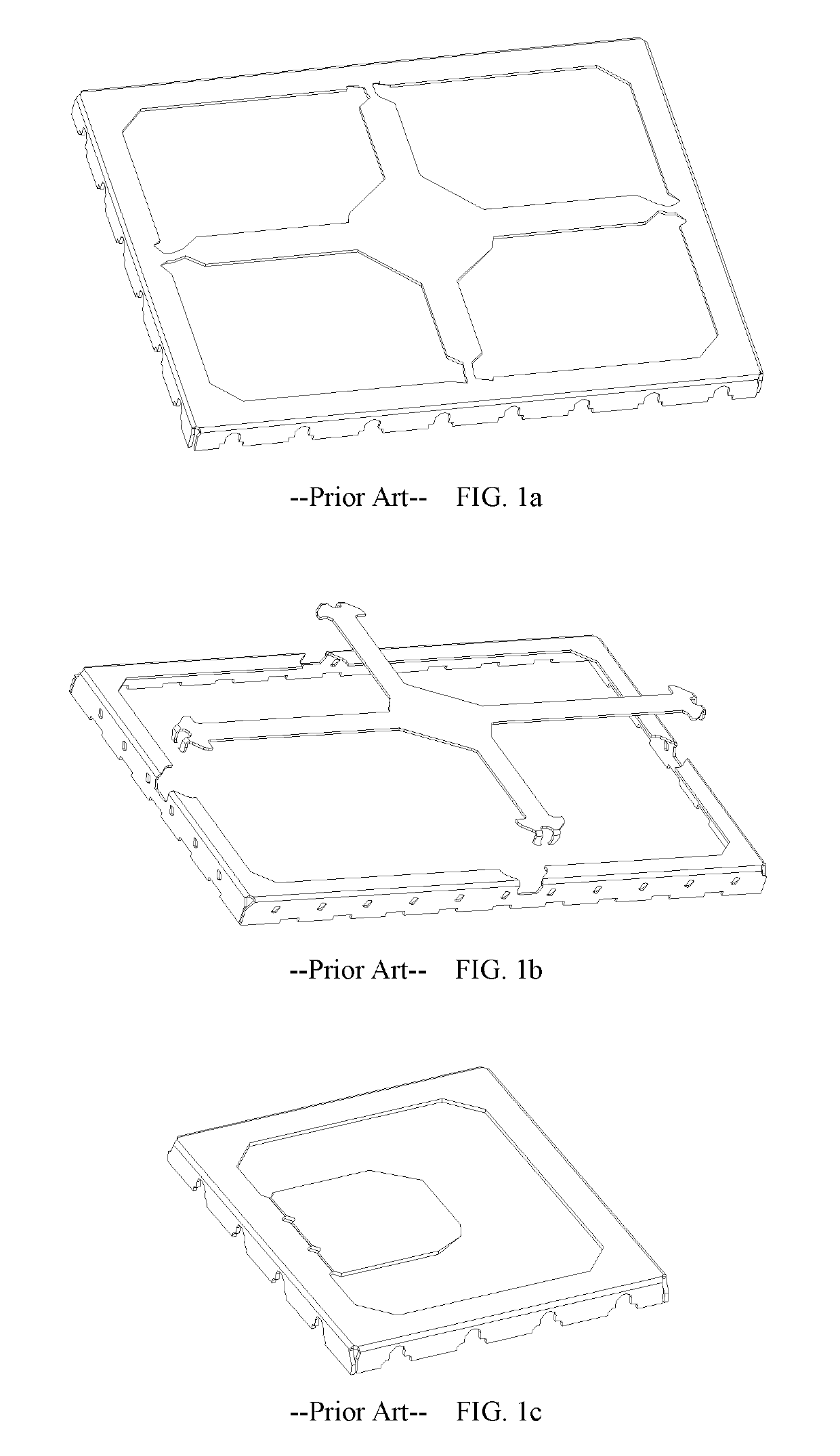 Shielding case frame