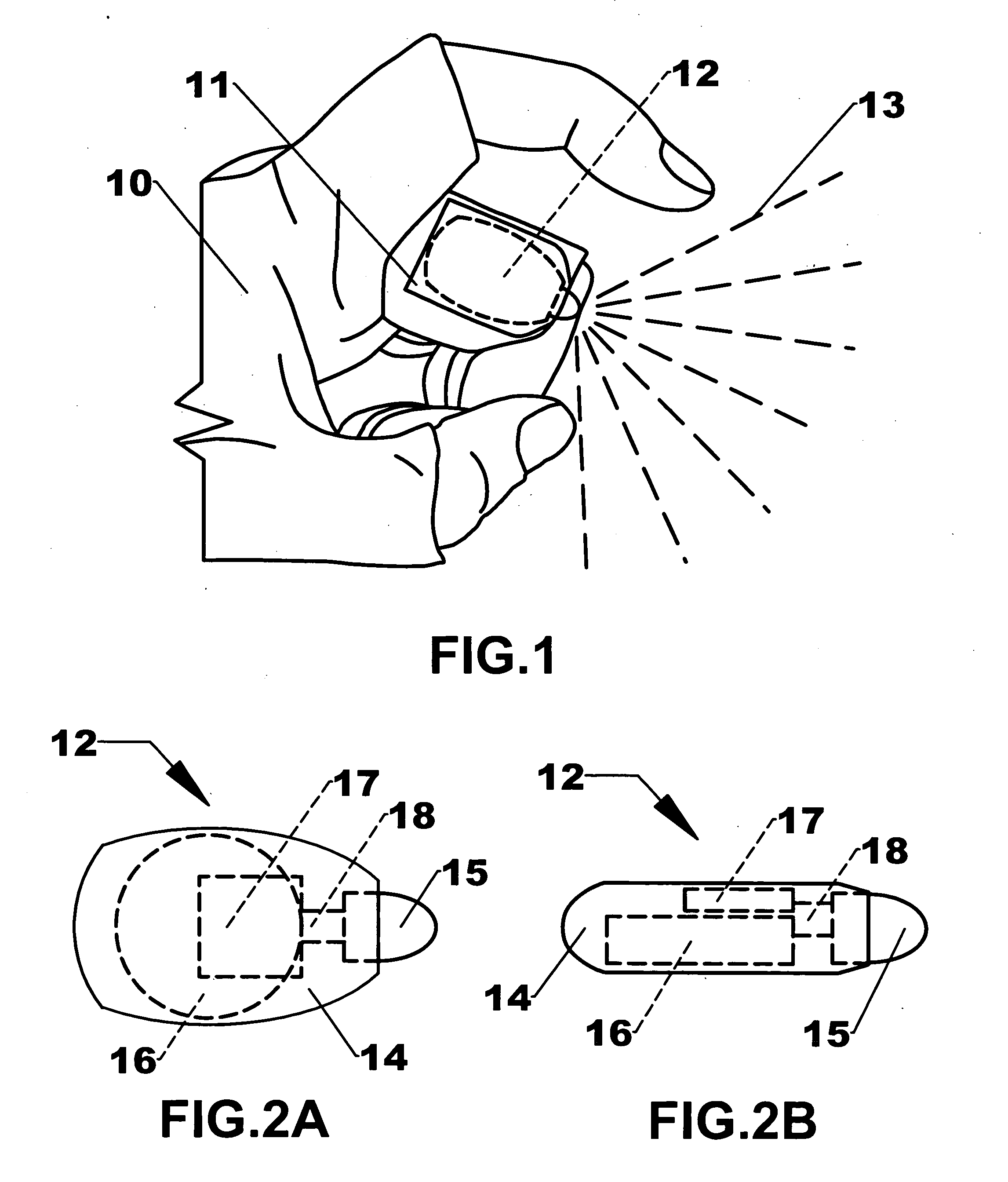 Ergonomic hand-mounted illumination device