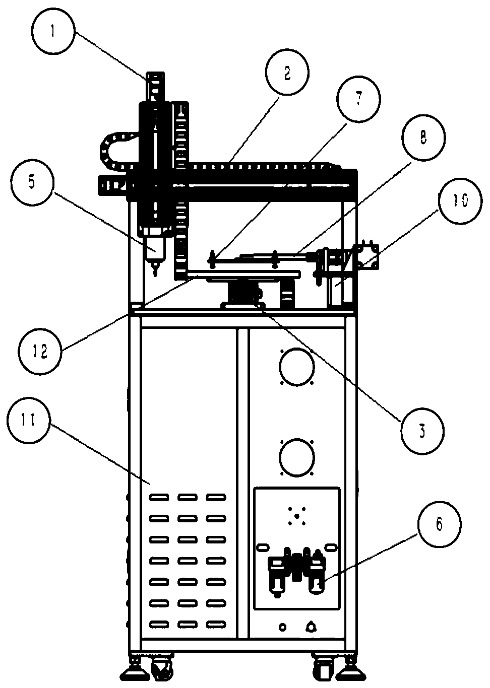 Plastic part milling machine