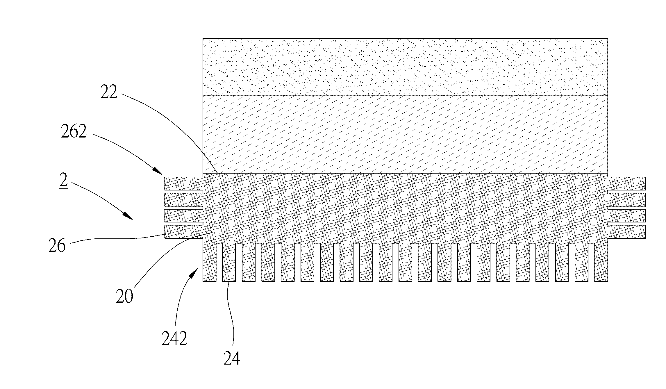 Nanostructured chip and method of producing the same