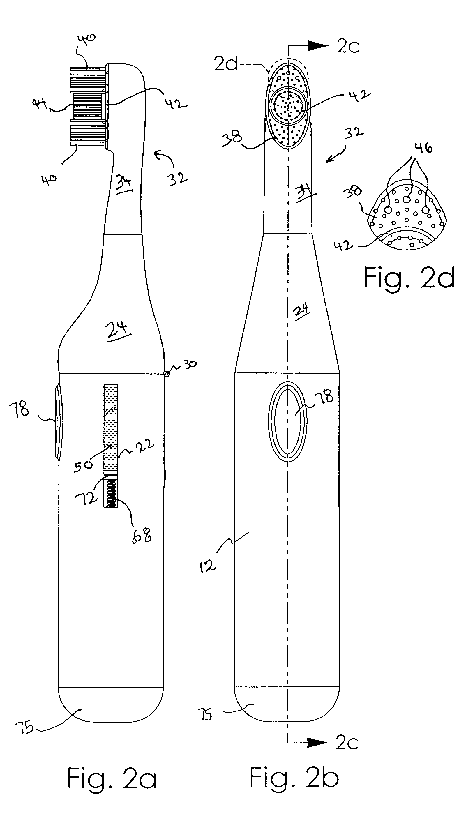 Toothpaste dispensing automatic toothbrush
