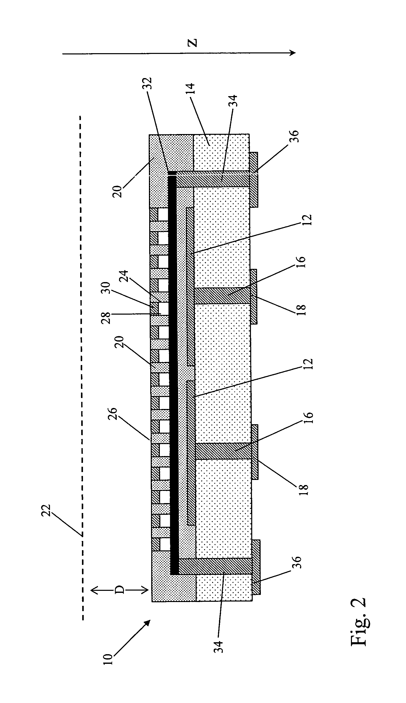 Protected readout electrode assembly