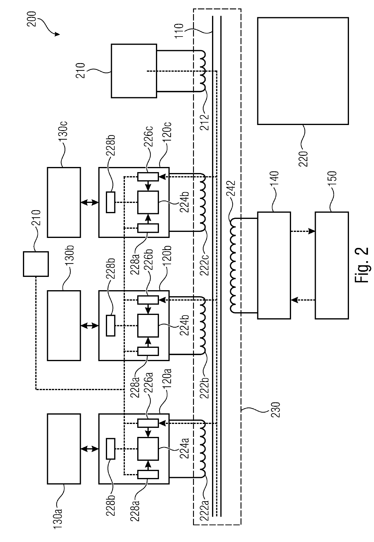 Device and method for supplying energy to a plurality of energy storage components and/or for providing energy stored within the energy storage components