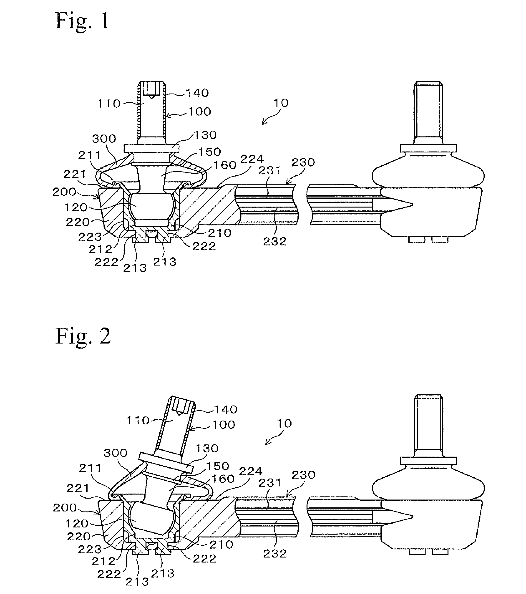 Ball joint and production method therefor