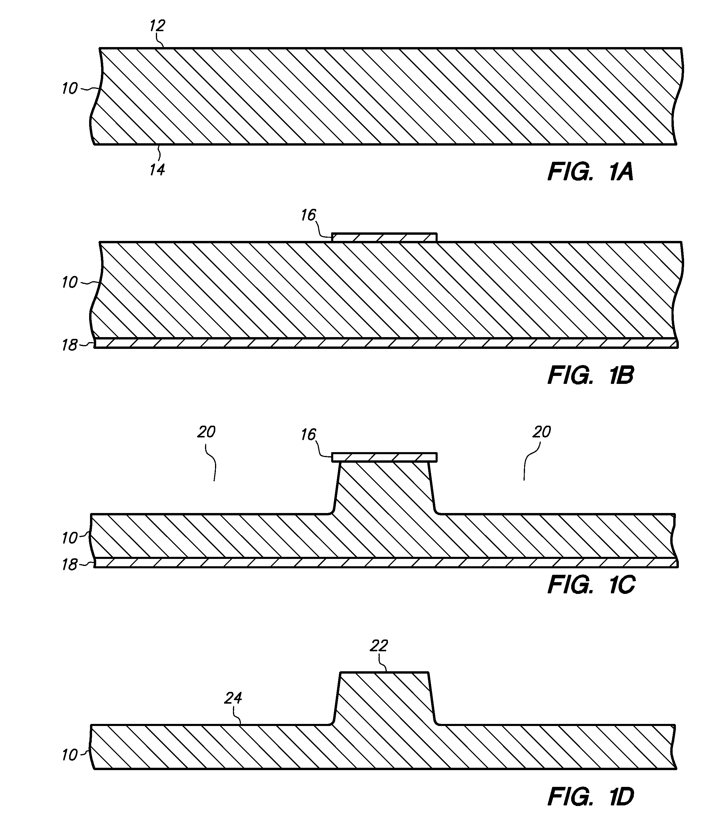 Semiconductor chip assembly with post/base heat spreader and conductive trace
