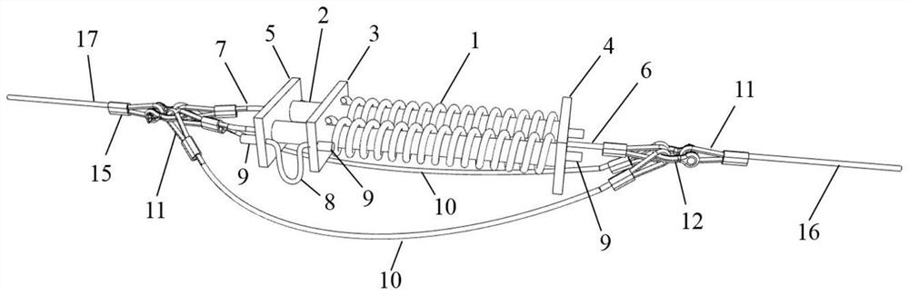 A kind of tough composite buffer for slope flexible protection system and its design method