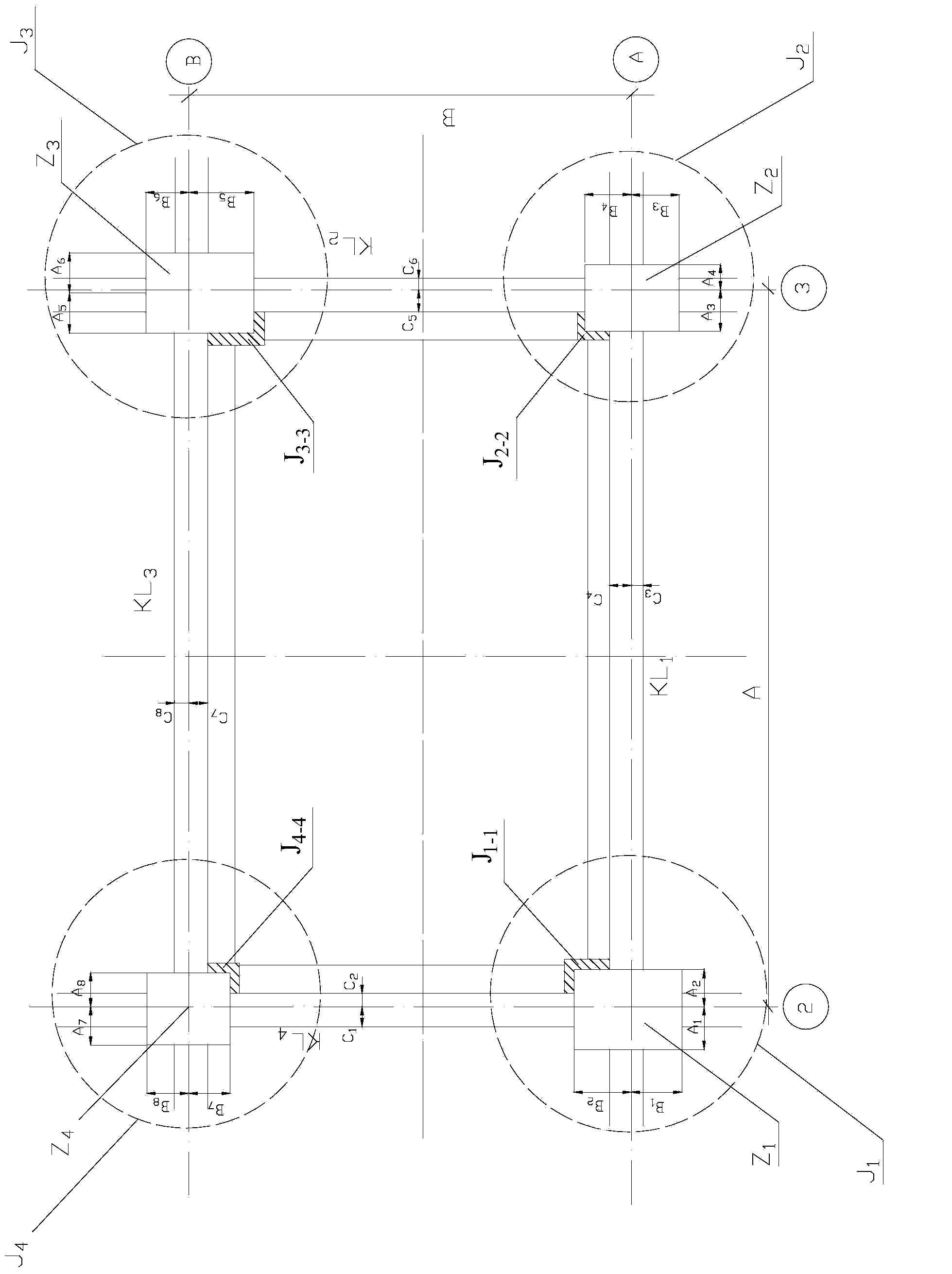 Matching board design method for combined building template system