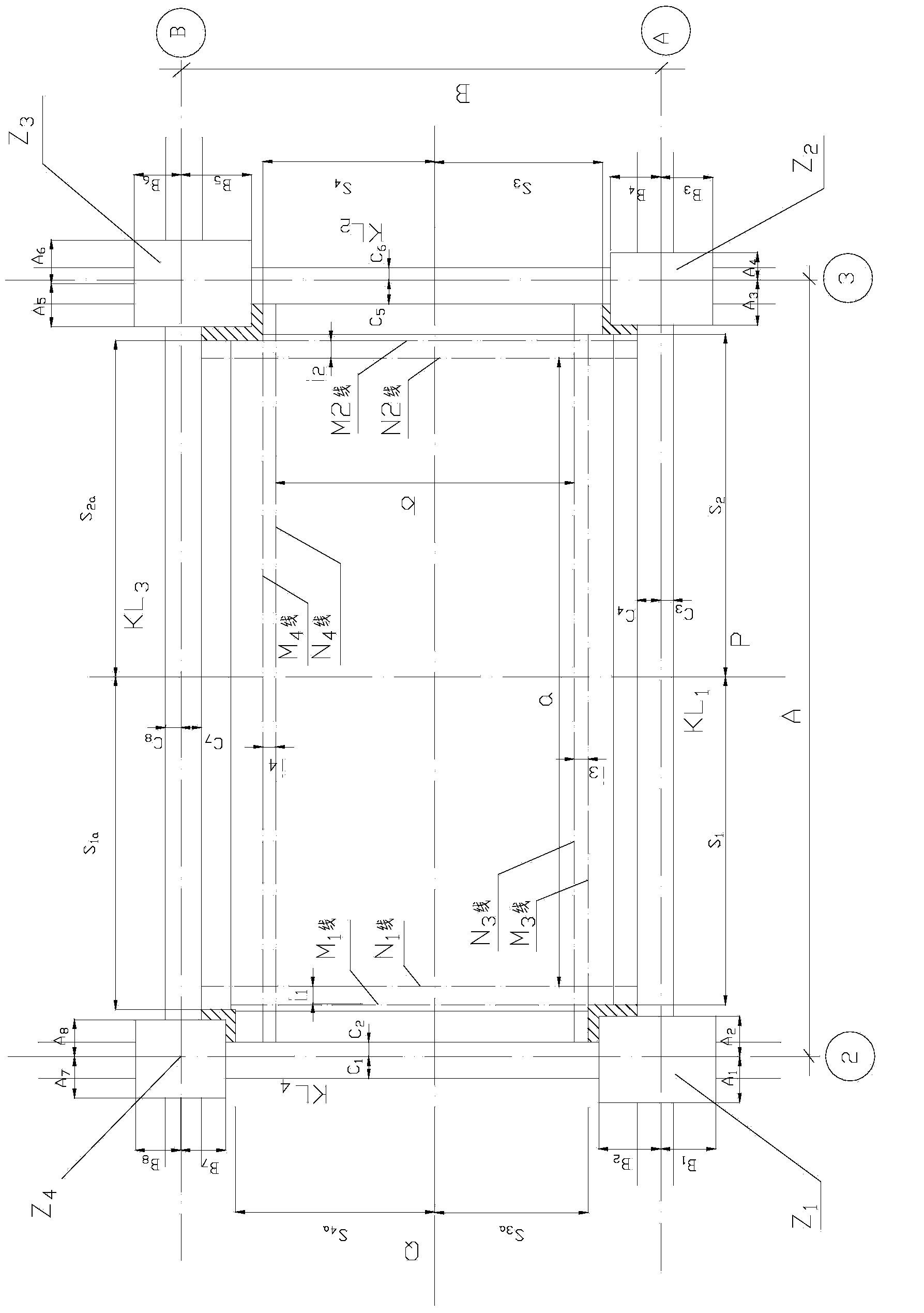 Matching board design method for combined building template system